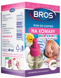 BROS ELECTRO MOSQUITO OPAKOVANIE PRE DETI OD 1 ROKA